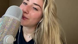 Spit painting on your face upclose mouth sounds ASMR Daily Asmr [upl. by Nnaeirelav]