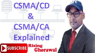 CSMACD and CSMACA Explained in Hindi [upl. by Stephine]