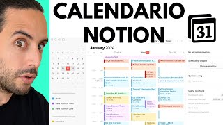 Notion Calendario Mi Nueva Forma de Organizar el Tiempo  plantilla GRATIS  Notion Calendar [upl. by Nahtanoy]