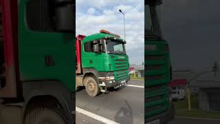 Scania grumier automobile concessiontrailer trucker camionnage trucking trailering truck [upl. by Stephi]