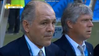 Anthem of Argentina vs Iran FIFA World Cup 2014 [upl. by Lirba]