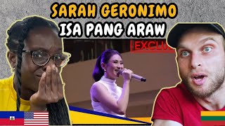 REACTION TO Sarah Geronimo  Isa Pang Araw Live at the Miss Granny Mall show  FIRST TIME WATCHING [upl. by Eikcim]