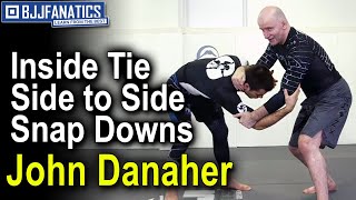 Inside Tie Side to Side Snap Downs by John Danaher [upl. by Einad853]