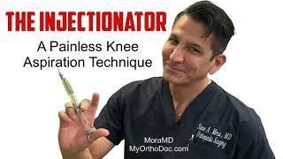 How to REMOVE KNEE Joint FLUID WITHOUT causing PAIN [upl. by Leitman144]