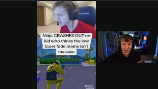 Ninja Reacts To The Ultimate Low Taper Fade Meme Compilation Its Still Massive [upl. by Melda]