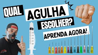 AGULHA PARA APLICAÇÃO INTRAMUSCULAR hormônios testosterona aplicação maromba [upl. by Clabo]