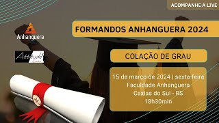 Solenidade de Colação de Grau Anhanguera 2024 [upl. by Bryna]