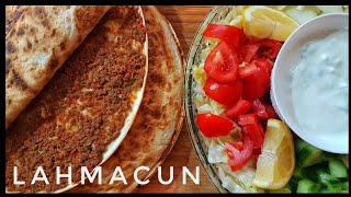 Lahmacun Rezept aus Lavash ☆ Lahmacun aus der Pfanne ☆ cuisine legere [upl. by Boff]