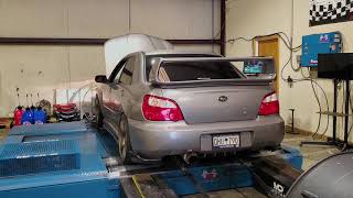 Tims back with a VF48 on his 2007 WRX 62hp and 37tq over Stock WRX Turbo [upl. by Atinehc137]