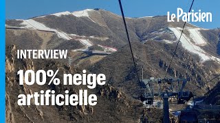 Létrange panorama des pistes de ski des JO 2022 [upl. by Ylrebmek]