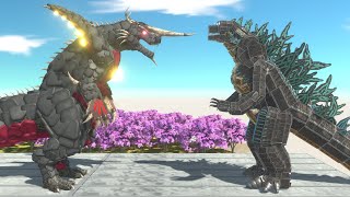 Bagan vs Godzilla and Kaiju in ARBS Animal Revolt Battle Simulator [upl. by Eeryn]