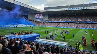 AN OLDFIRM CLASSIC Rangers 33 Celtic  Ibrox Atmosphere amp Reaction [upl. by Obau]