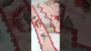 Design With Lace And Organza Using Sewing Tips And Tricks shorts shortsfeed sewinghacks [upl. by Chadburn726]