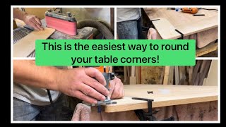 This is the easiest method for rounding corners on tables [upl. by Blair]