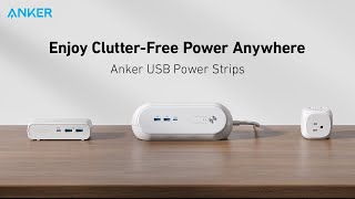 Anker USB Power Strips  Enjoy ClutterFree Power Anywhere [upl. by Miru811]