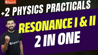 Plus Two Physics Practicals  Resonance 1 amp 2  Eduport Plus Two [upl. by Weingartner138]