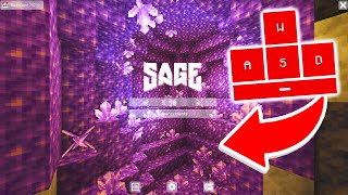 SAGE Client For MCPE  Keystrokes amp Armor HUD Minecraft Bedrock [upl. by Elttil312]