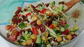 Red Bean Salad Recipe Healthy Protein Salad  Rajma Salad by Chatkhare dar khane [upl. by Anabelle191]