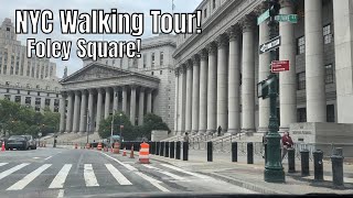 NYC Walking Tour Foley Square and more [upl. by Burbank]