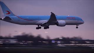 Neos Air Boeing 787 Dreamliner NO 950 RWY 06 AMS [upl. by Lebatsirc]