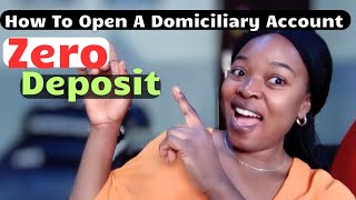 Guide Open A Domiciliary Account In Nigeria Without Deposit For Adsense amp Us Dollar [upl. by Htidirem]