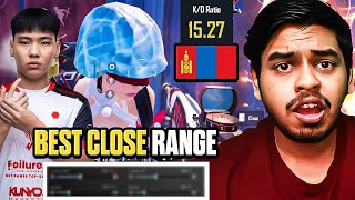 INTERNATIONAL RANK 1 CLOSE RANGE Conqueror  Sensitivity APEX PUBGM BEST Moments PUBG Mobile [upl. by Jerroll]