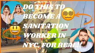 How to Become a Sanitation Worker in NYC nycjobs [upl. by Lainahtan60]