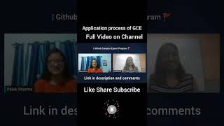 Application Process of GCE  GitHub Campus Experts program  coding podcast job dev opensource [upl. by Irwinn]