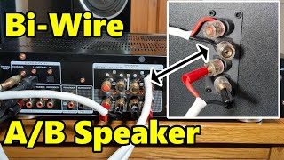 BiWire Using AB Speaker Terminals [upl. by Sion]