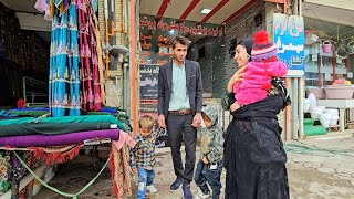 Life in the village tourism tour and shopping for winter clothes in Pars family vlogvideo [upl. by Winthorpe795]