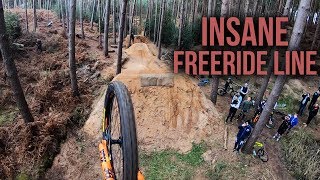 THIS COULD BE THE BIGGEST MTB JUMP LINE IN THE UK [upl. by Akimik]