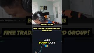 Big Spy Day Trading Gains  Free Discord In My Bio trading optionstrading daytrading [upl. by Neyuq]