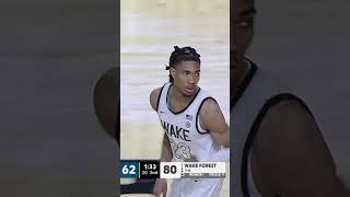 HILDRETH ➡️ SALLIS wakeforest demondeacons collegebasketball ncaabasketball dunk basketball [upl. by Ecyob903]