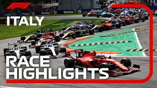 2019 Italian Grand Prix Race Highlights [upl. by Suoicul]