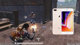 iphone 8 plus pubg 😱  iOS 1678  4 FINGer  gyroscope Gameplay Pubg Mobile [upl. by Etnovad]