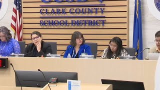 Budget shortfall superintendent search trustee vacancy and more during CCSD board meeting [upl. by Aikahs270]