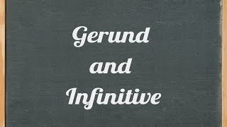 Gerund and Infinitive  English grammar tutorial video lesson [upl. by Keating]