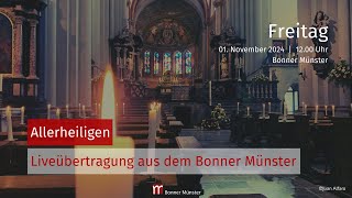 Festhochamt zu Allerheiligen  Heilige Messe am 01112024 [upl. by Kcirdahc]