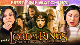 LORD OF THE RINGS THE FELLOWSHIP OF THE RING  FIRST TIME WATCHING Part 2 of 2 [upl. by Kloman]