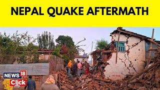 Nepal Earthquake News  Massive Earthquake Strikes Nepal 157 Killed And Home Destroyed  N18V [upl. by Atnoved154]