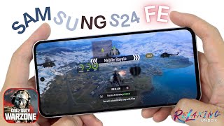 Samsung Galaxy S24 FE Call of Duty Warzone Mobile Gaming Review  FPS amp Battery test [upl. by Aneetsirhc]