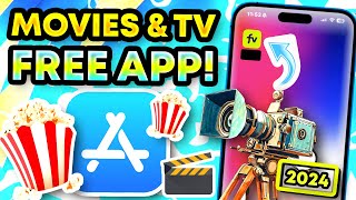 Watch FREE Movies amp TV Shows App on iPhone iOS  Android  2024 100 Legal Online [upl. by Dumanian]