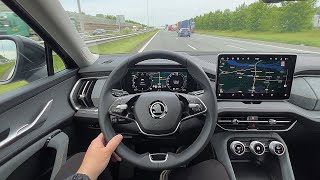 The New Skoda Kodiaq 2024 Test Drive [upl. by Elauqsap]