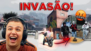 INVADI A FV3L4 DA TURQUIA no GTA RP deu ruim 😂 Modder Clips [upl. by Sobel629]