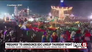 EDC Las Vegas 2024 lineup to be revealed through massive megamix [upl. by Avitzur803]