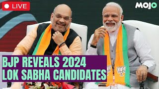 BJP LIVE  BJP Announces List Of Lok Sabha Candidates For 2024 Polls  Lok Sabha Elections 2024 [upl. by Nitsoj]