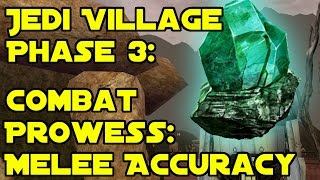 SWGEmuEdu  Ep172  Jedi Village Phase 3 Melee Accuracy [upl. by Frances]