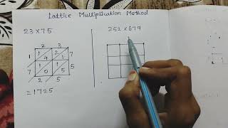 lattice multiplication method [upl. by Enerak]