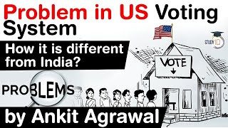 US Presidential Election Voting System  What are the issues with it How it is different from India [upl. by Oemor813]