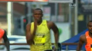 New World Record for Usain Bolt from Universal Sports [upl. by Aiuqram487]